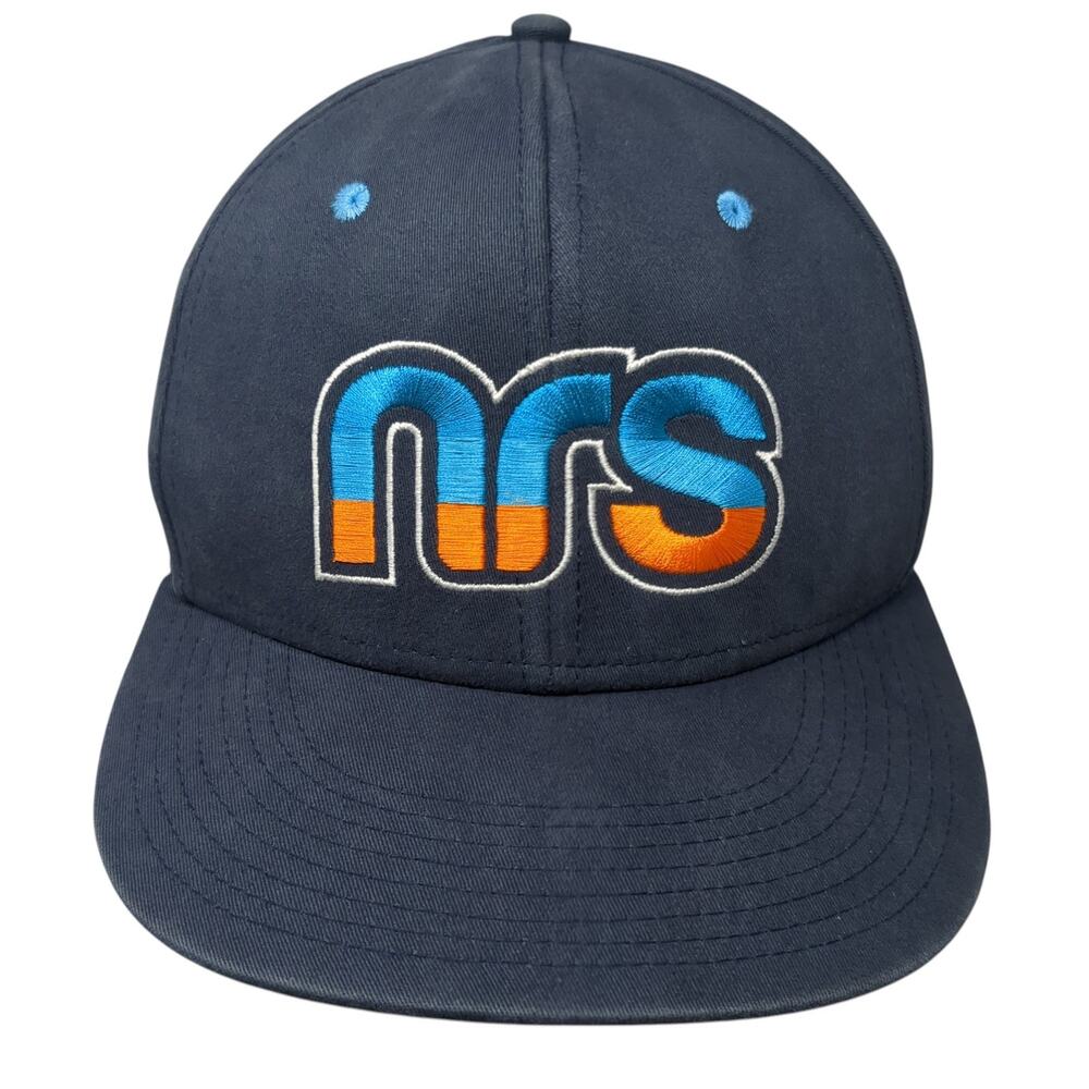 NRS Fitted Baseball Hat Blue Medium Embroidered Vent Holes Outdoor